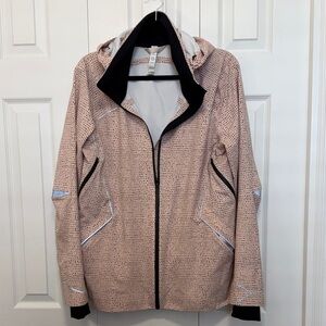 Lululemon Light Pink Hooded Women's Jacket with hidden hood.